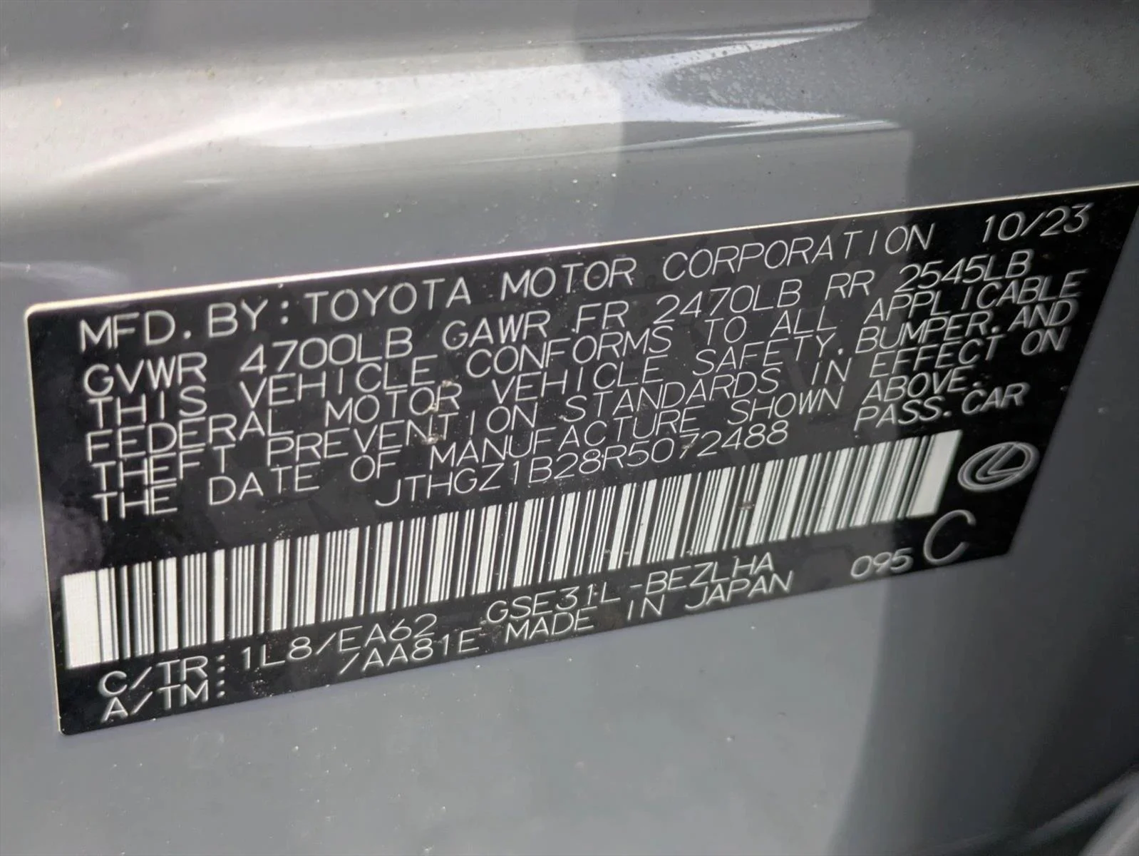 Certified Used 2024 Incognito Lexus IS 350 F SPORT image 23
