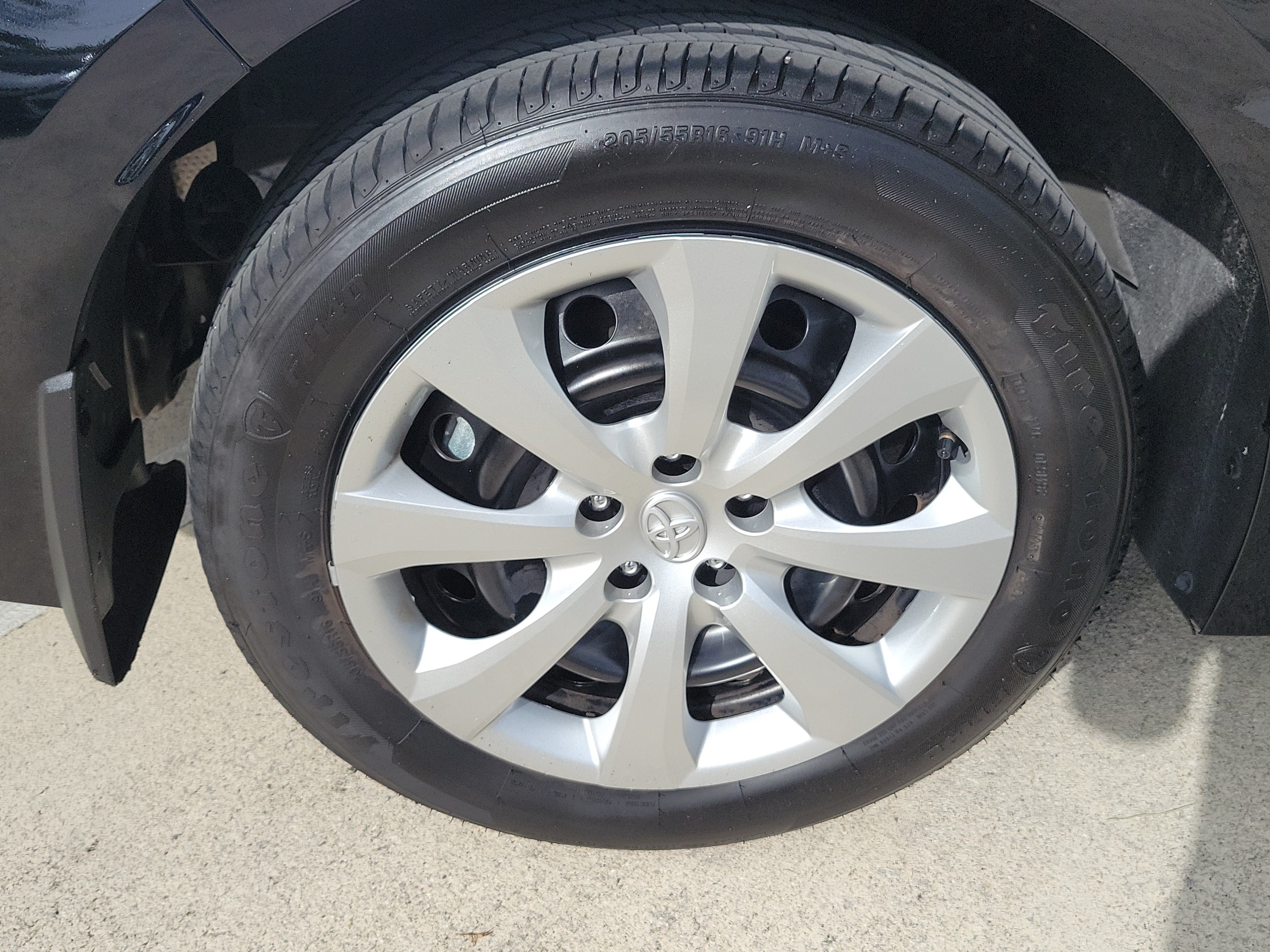 Certified Used 2025 Midnight Black Metallic Toyota LE image 8