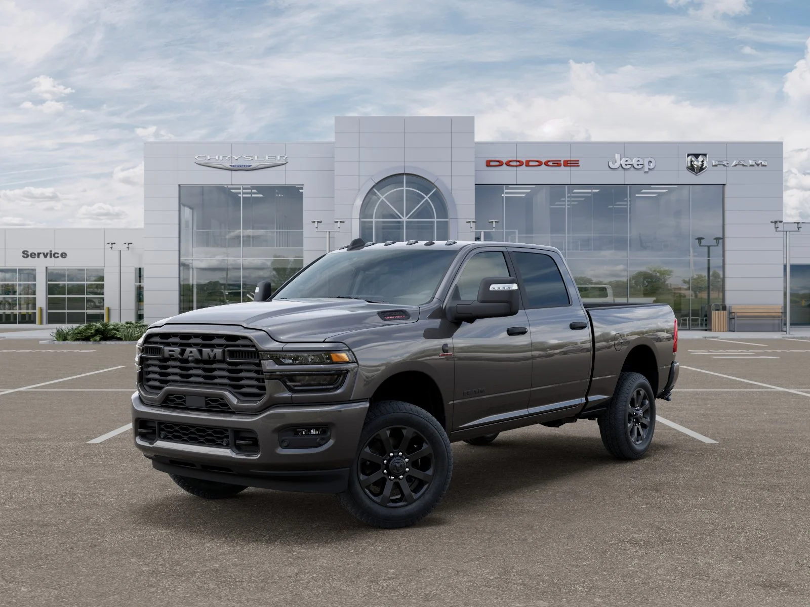 New 2026 Granite Crystal Metallic Clear-Coat Exterior Paint RAM Big Horn image 32
