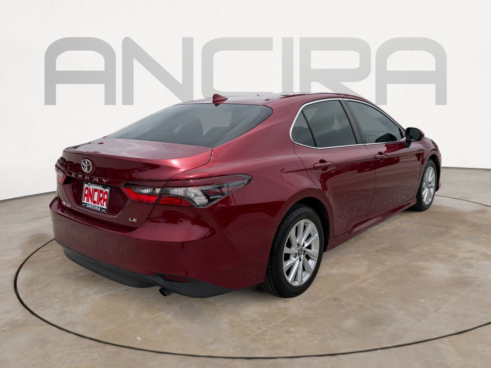 Used 2021 Supersonic Red Toyota LE image 11