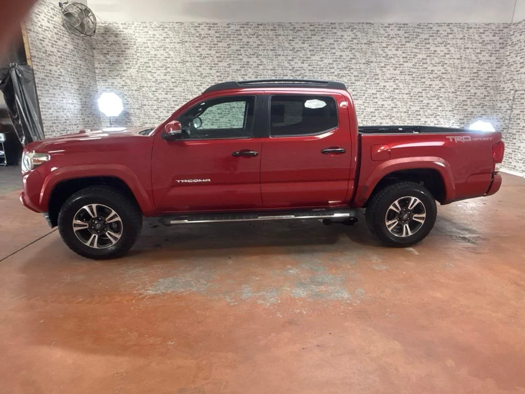 Used 2017 Barcelona Red Metallic Toyota TRD Sport image 4
