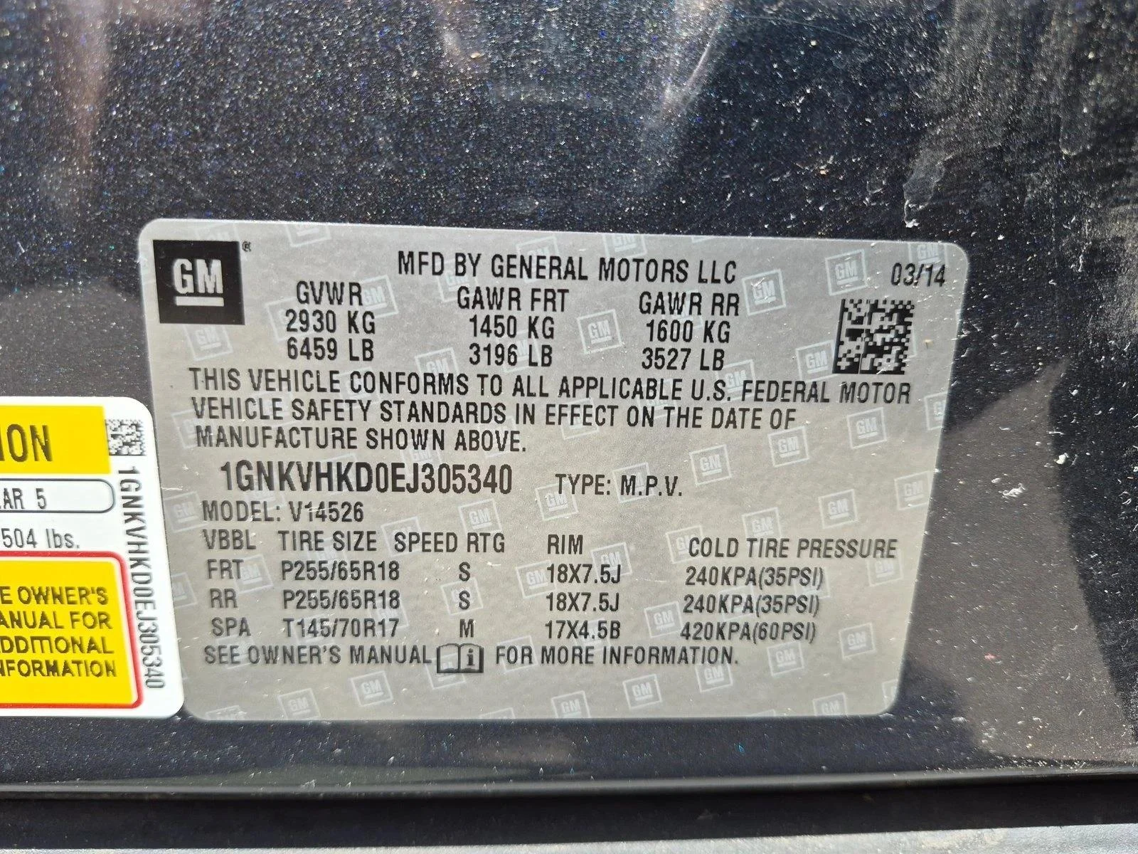 Used 2014 Cyber Gray Metallic Chevrolet LT image 15