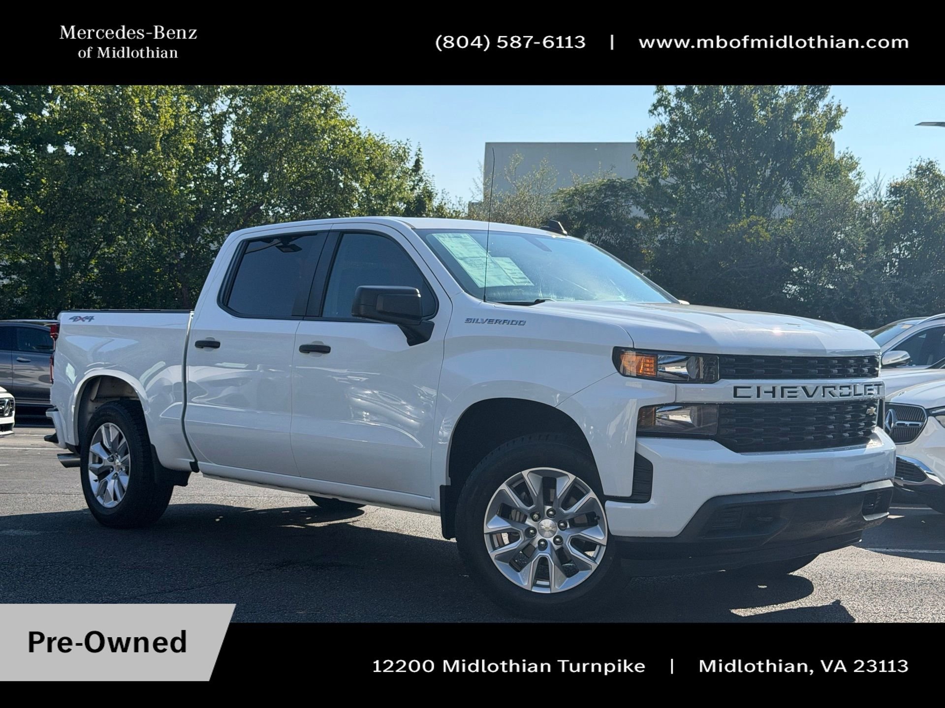 Used 2019 White Chevrolet Custom image 1