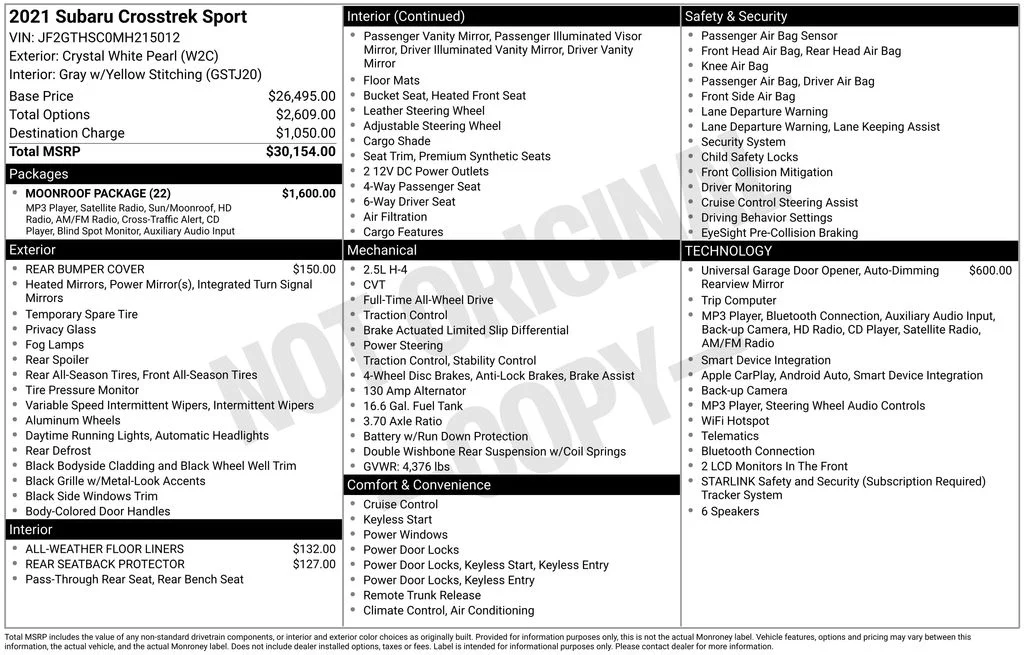Used 2021  Subaru Sport image 2