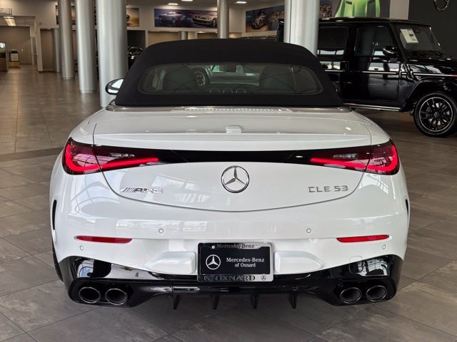 New 2026 MANUFAKTUR Moonlight White Metallic Mercedes-Benz AMG® CLE 53 4MATIC+ Cabriolet image 46
