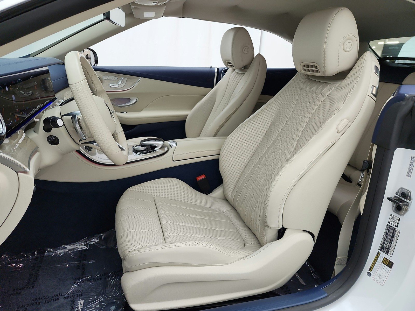 Certified Used 2022 MANUFAKTUR Moonlight White Mercedes-Benz E 450 RWD Cabriolet image 13