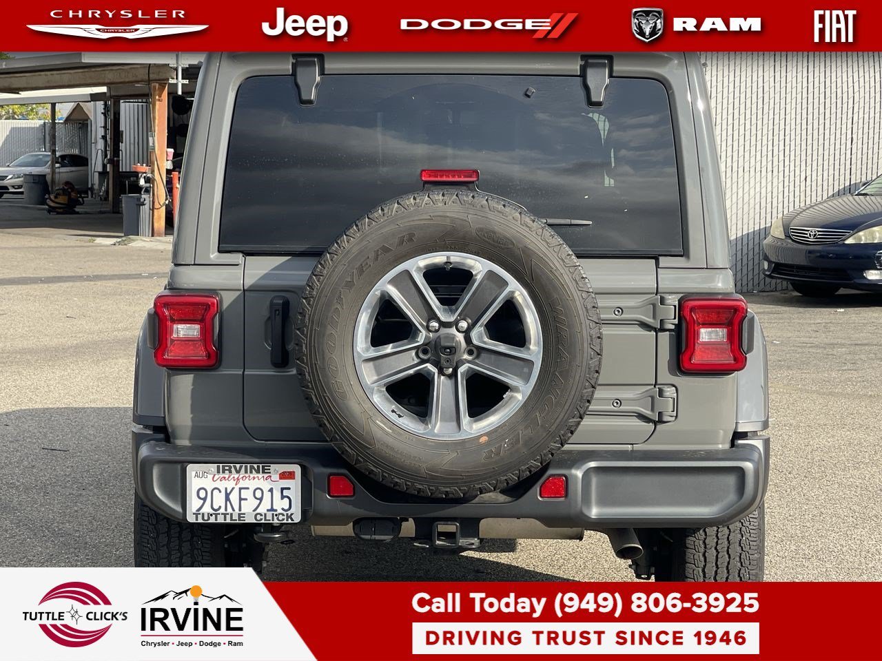 Used 2022 Sting-Gray Clearcoat Jeep Unlimited Sahara image 7