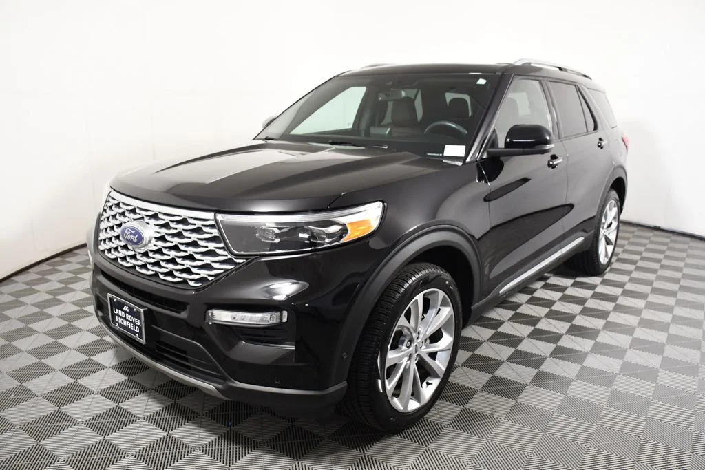 Used 2021 Agate Black Metallic Ford Platinum image 1