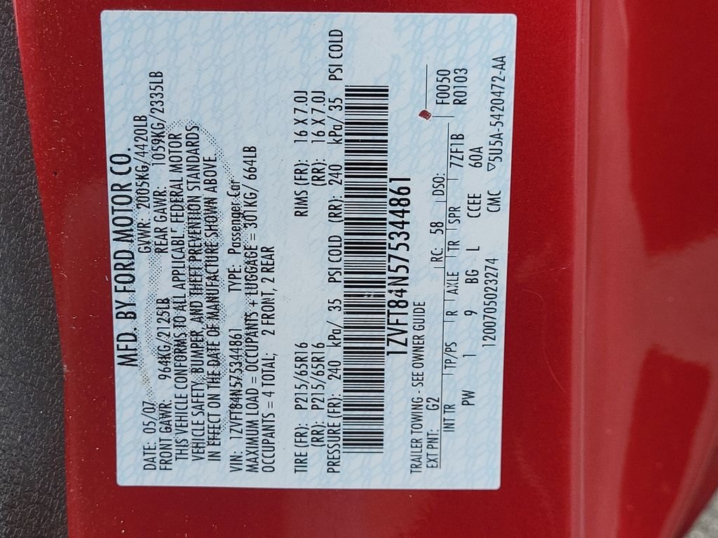 Used 2007 Red Ford V6 Deluxe image 31