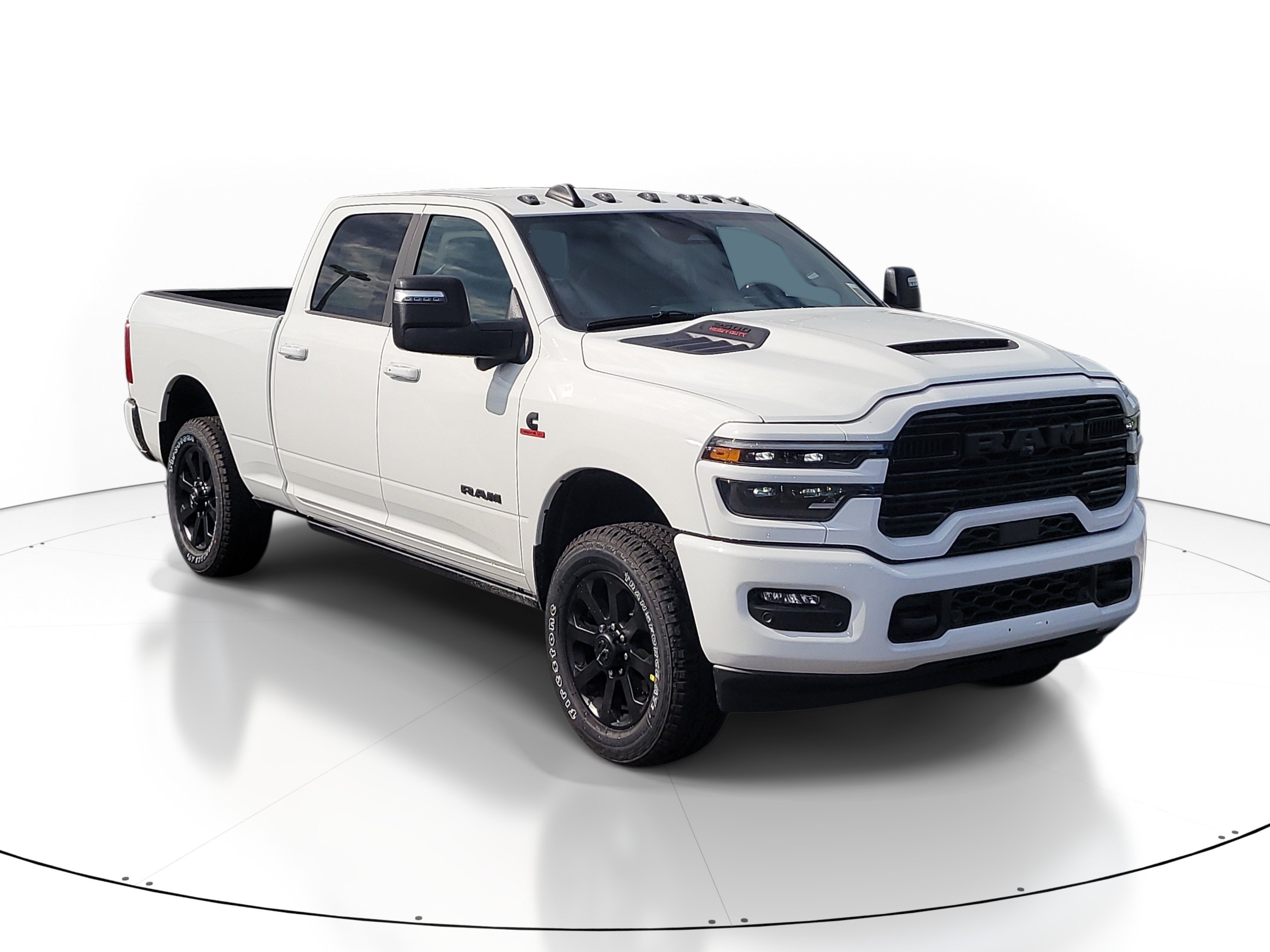 New 2026 Bright White Clear-Coat Exterior Paint RAM Laramie image 1