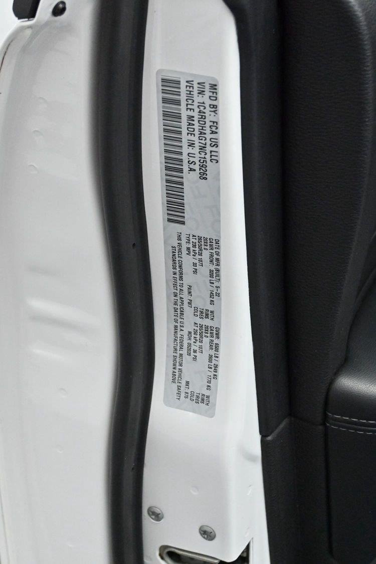 Used 2022 White Knuckle Clearcoat Dodge SXT image 40