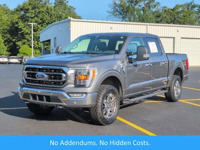 Used 2021 Carbonized Gray Ford XLT image 1