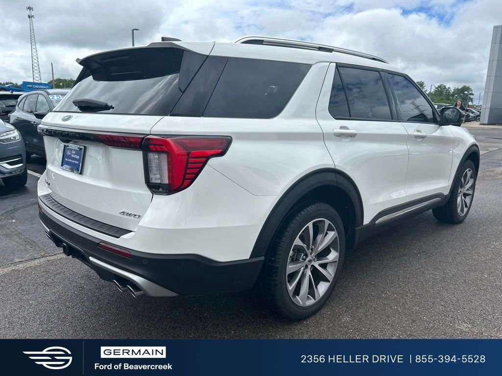 Used 2025 White Metallic Ford Platinum image 7