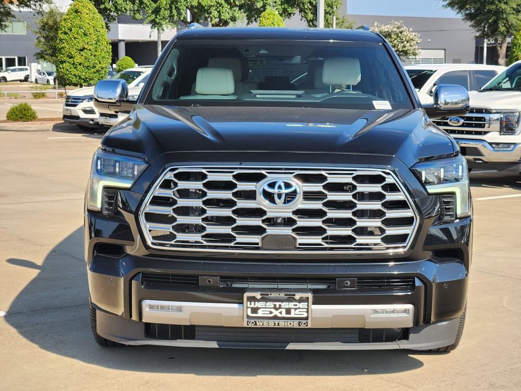 Used 2024 Midnight Black Metallic Toyota Capstone image 2