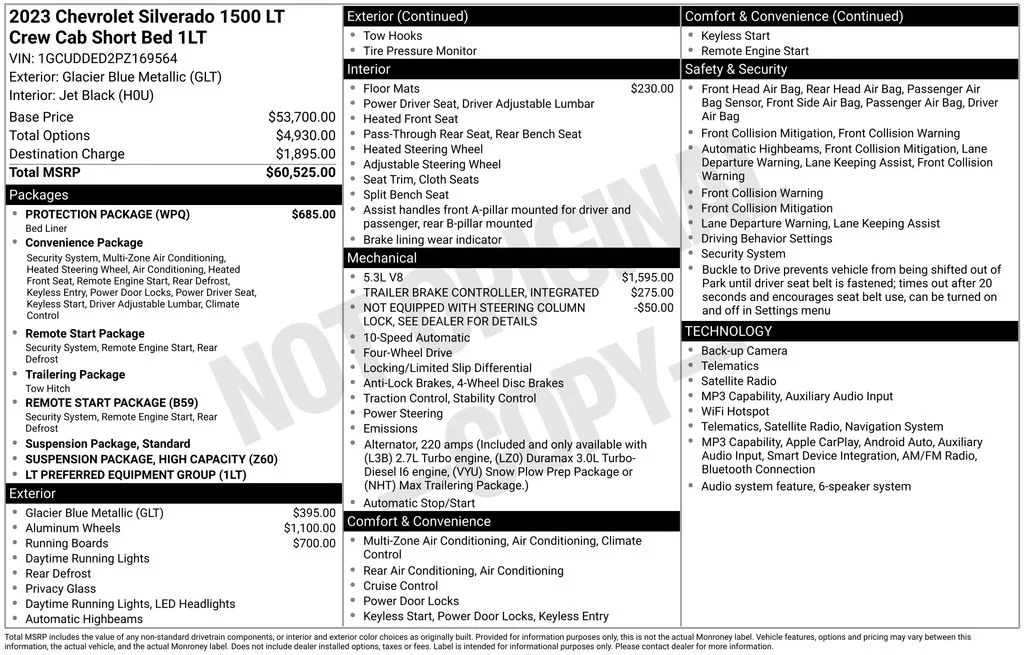 Used 2023 Blue Chevrolet LT image 29