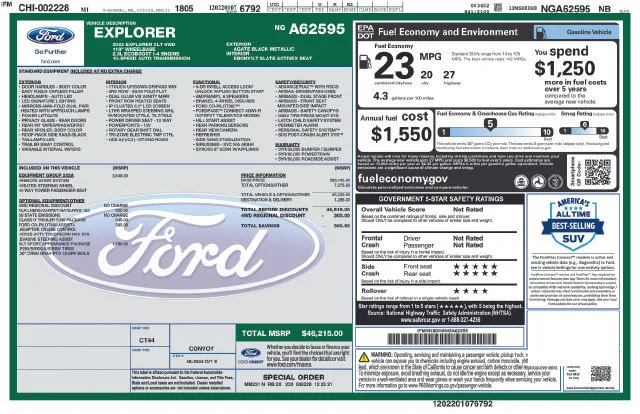 Certified Used 2022 Agate Black Metallic Ford XLT image 42