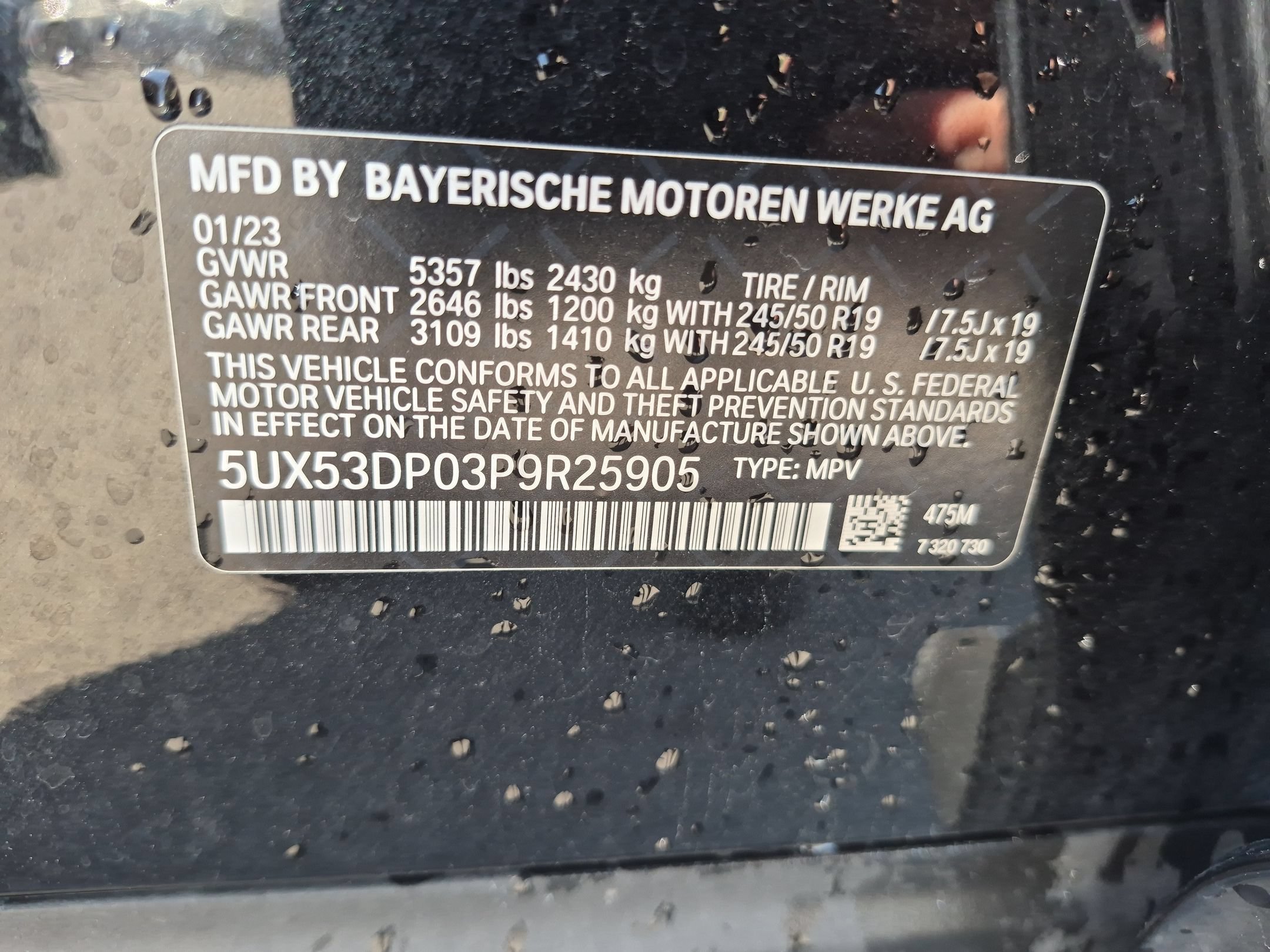 Used 2023 Black Sapphire Metallic BMW xDrive30i image 33