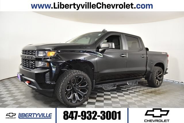 Black 2022 Chevrolet Silverado 1500 Pickup Truck Four-Wheel Drive 