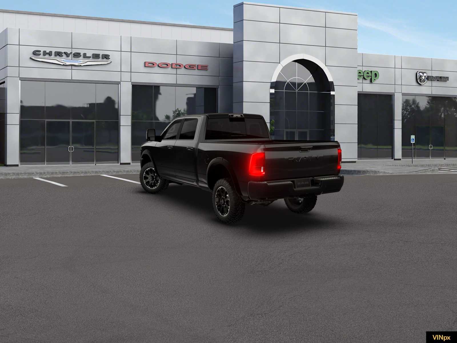 New 2026 Diamond Black Crystal Pearlcoat RAM Rebel image 5