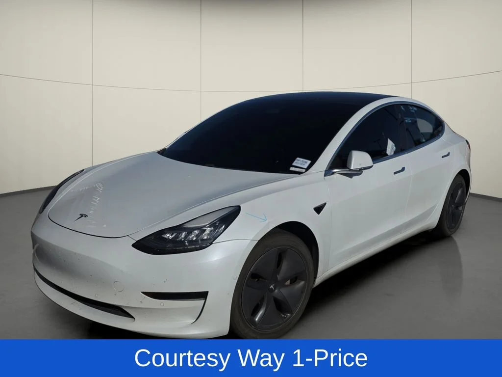 Used 2020 White Tesla Standard image 4
