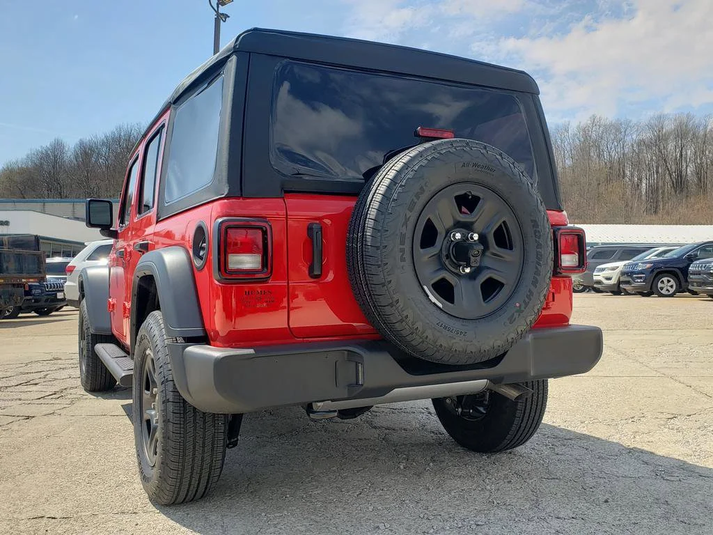 New 2026 Firecracker Red Clear-Coat Exterior Paint Jeep Sport image 6