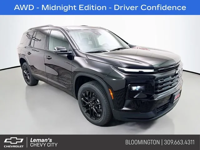 New 2026 Mosaic Black Metallic Chevrolet LT image 1