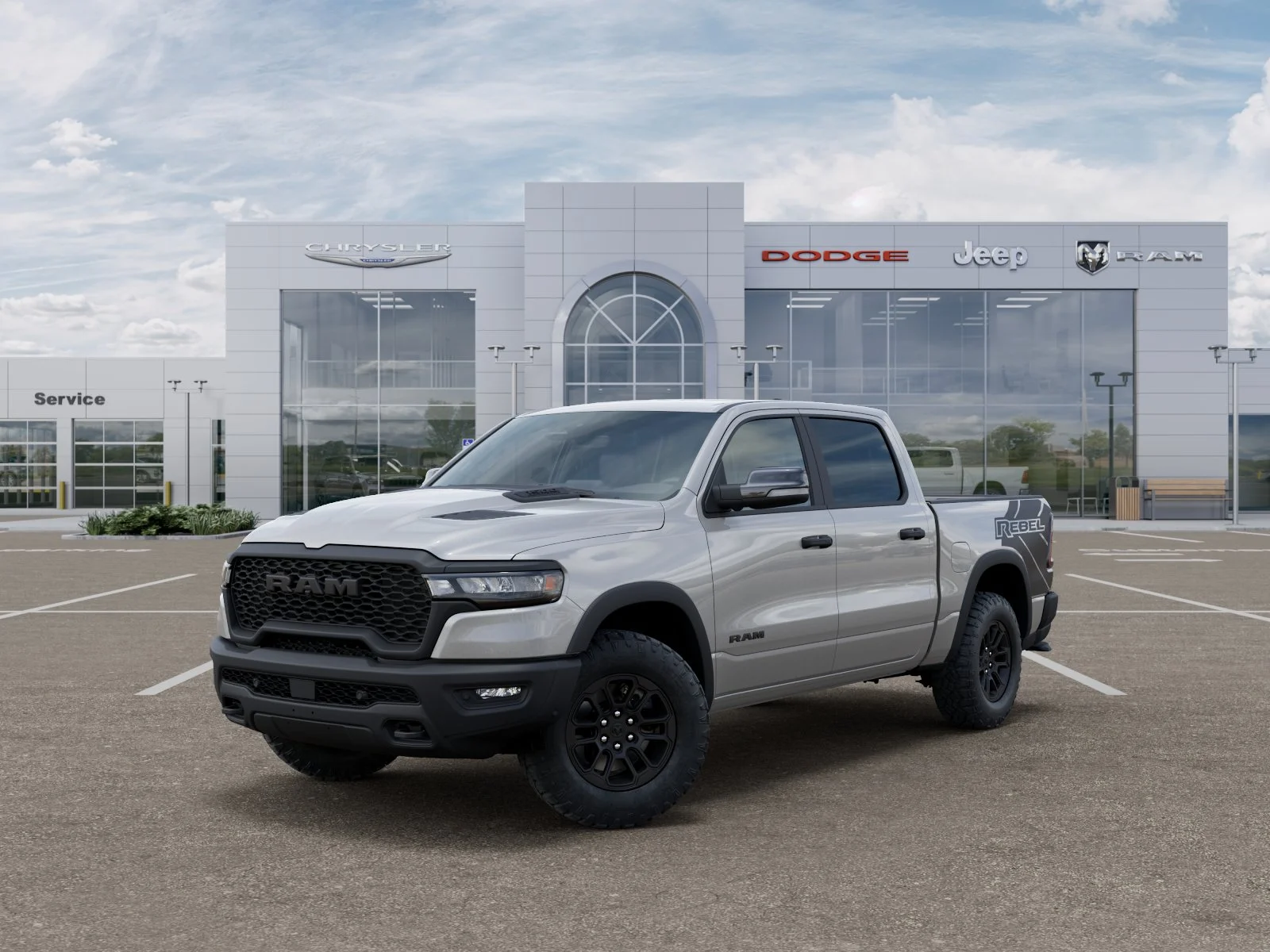 New 2026 Silver Zynith Exterior Paint RAM Rebel image 27