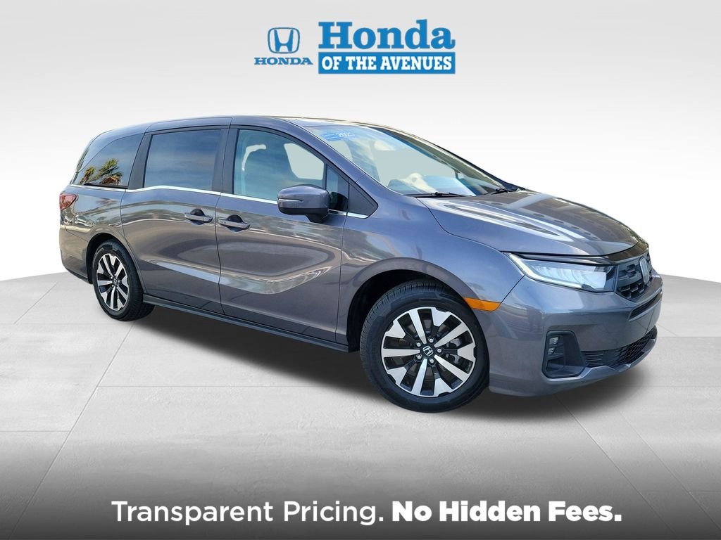Certified Used 2025 Smoke Blue Pearl Honda EX-L image 1