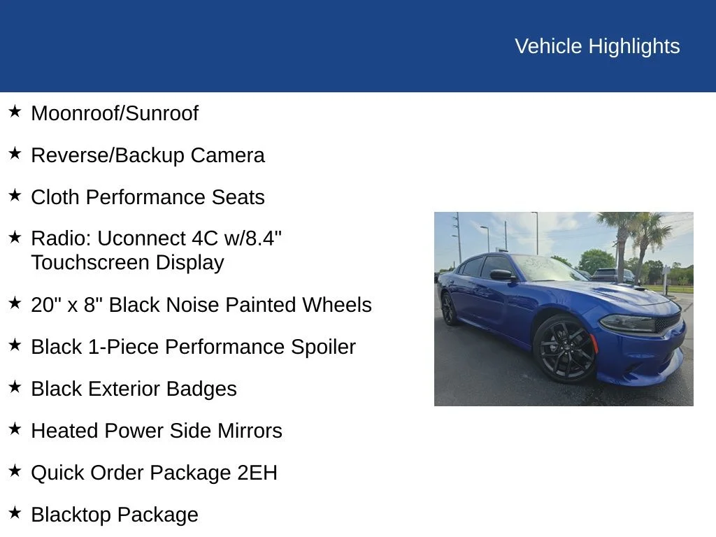 Used 2022 Indigo Blue Dodge GT image 21