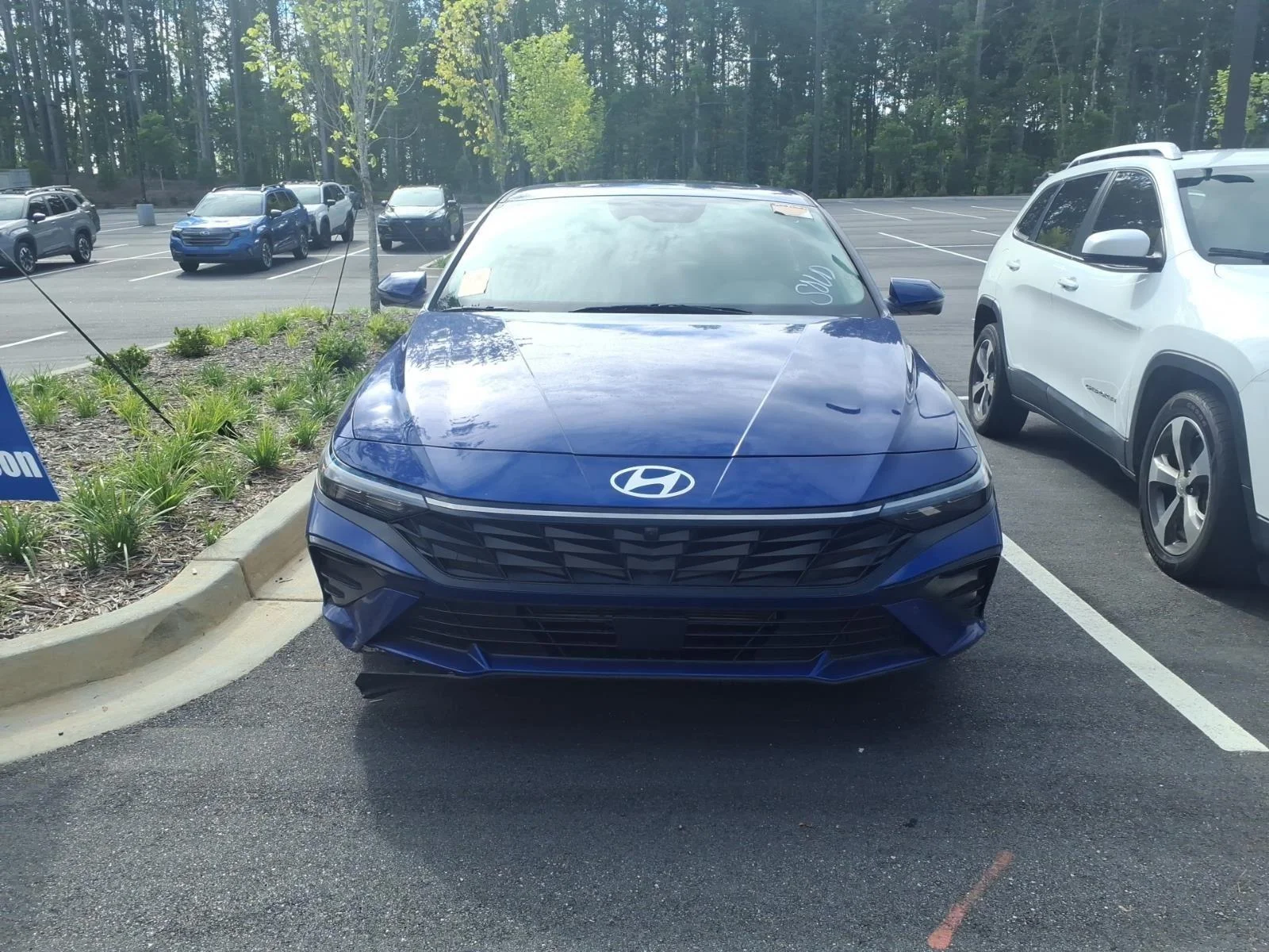 Used 2024 Intense Blue Hyundai Limited image 1