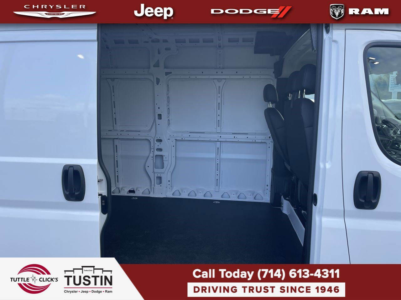 New 2026 Bright White Clear-Coat Exterior Paint RAM Tradesman image 18
