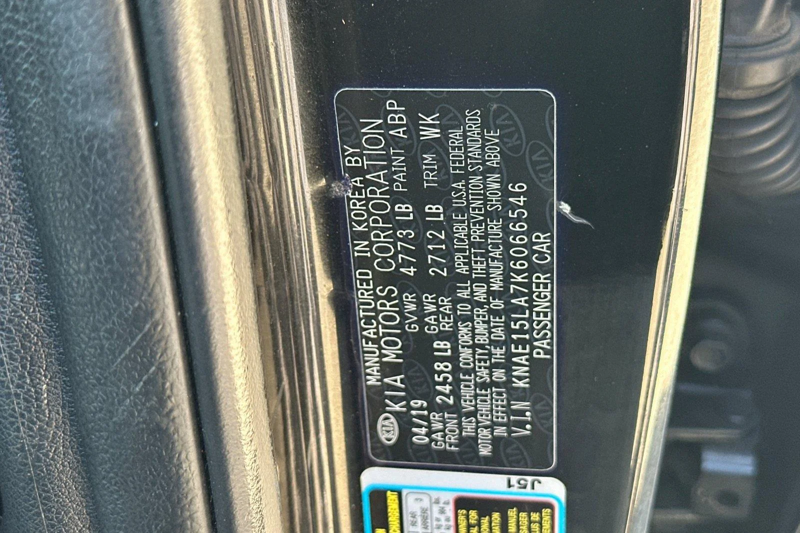 Used 2019 Aurora Black Pearl Kia Base image 28