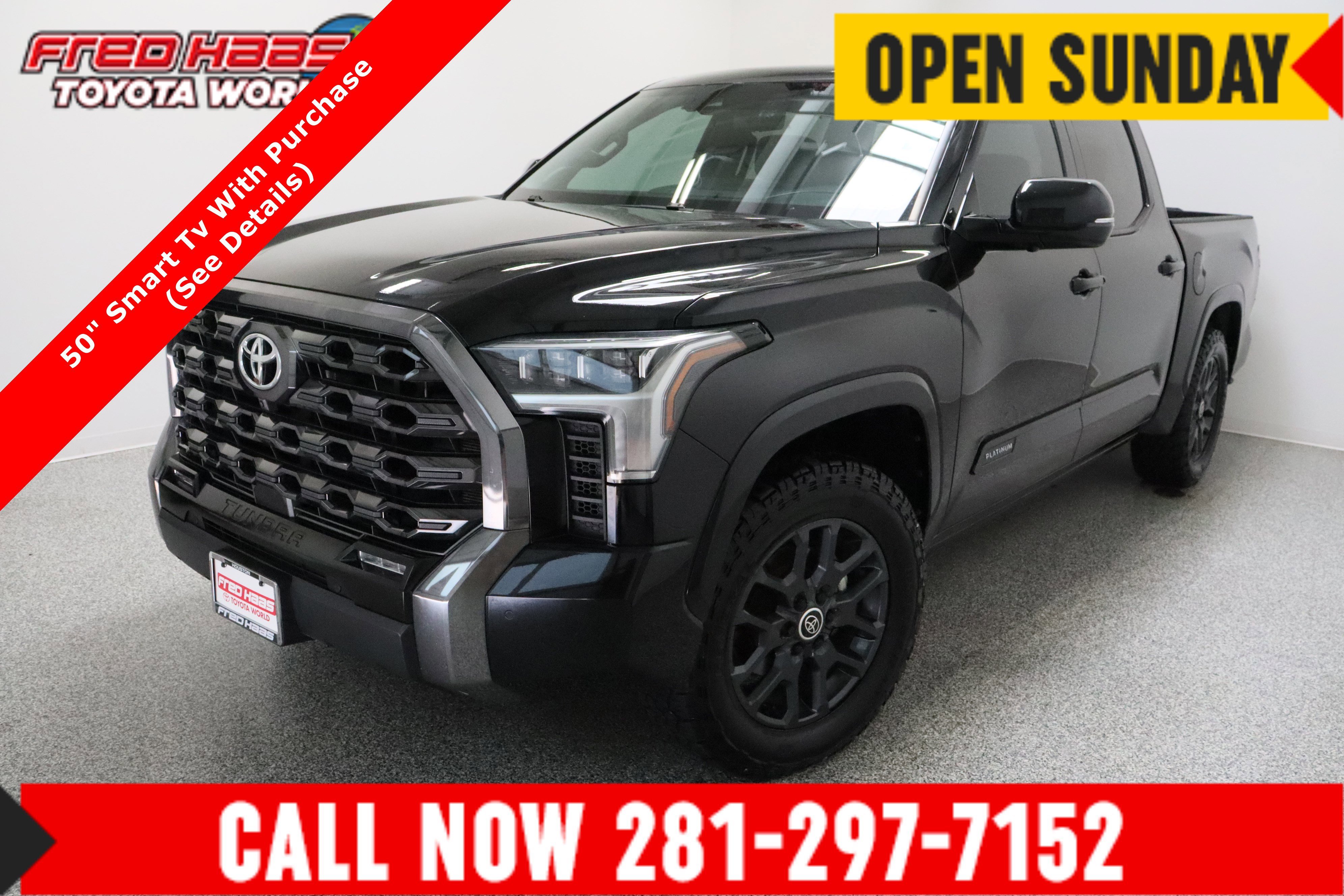 Pre-Owned 2023 Toyota Tundra 4WD Platinum 3.4T CrewMax in Spring