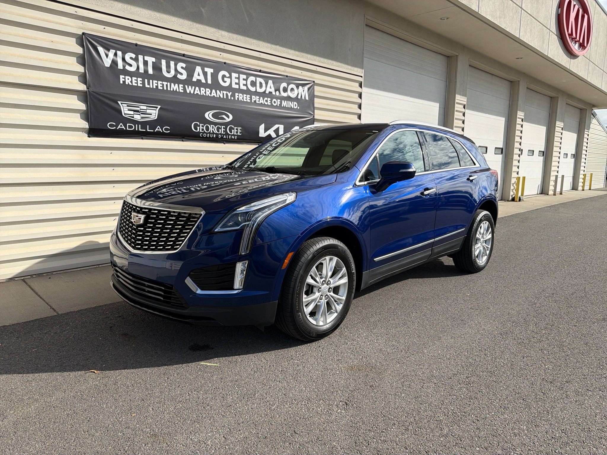 Certified Used 2025 Opulent Blue Metallic Cadillac Luxury image 1