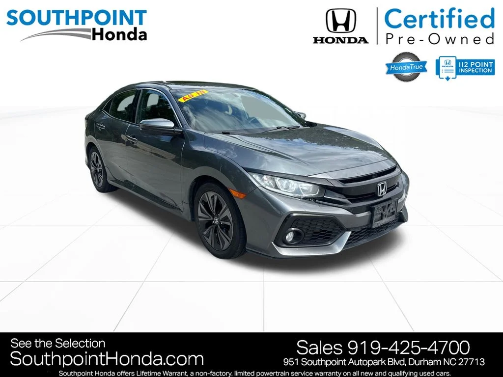 Certified Used 2018 Polished Metal Metallic Honda EX image 1