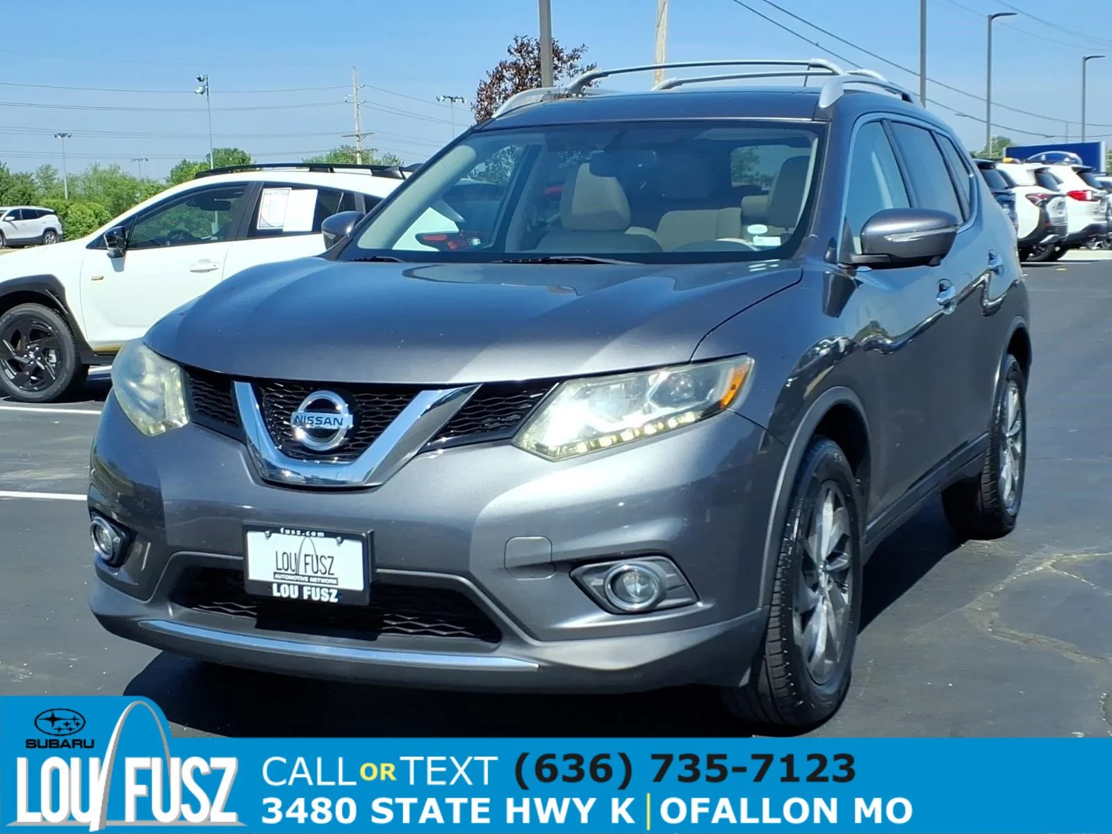 Used 2015 Nissan Rogue SL with VIN 5N1AT2MV1FC783412 for sale in O'Fallon, MO