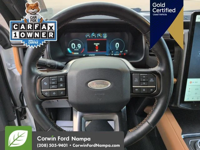 Certified Used 2023 White Metallic Ford  image 16