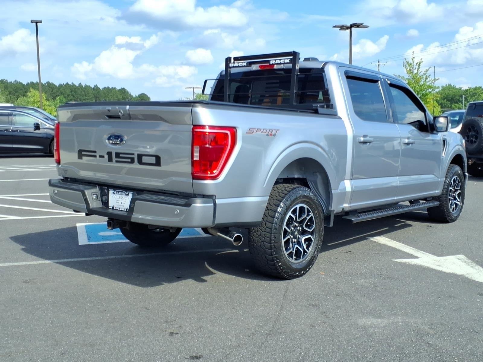 Used 2021 Iconic Silver Metallic Ford XLT image 2