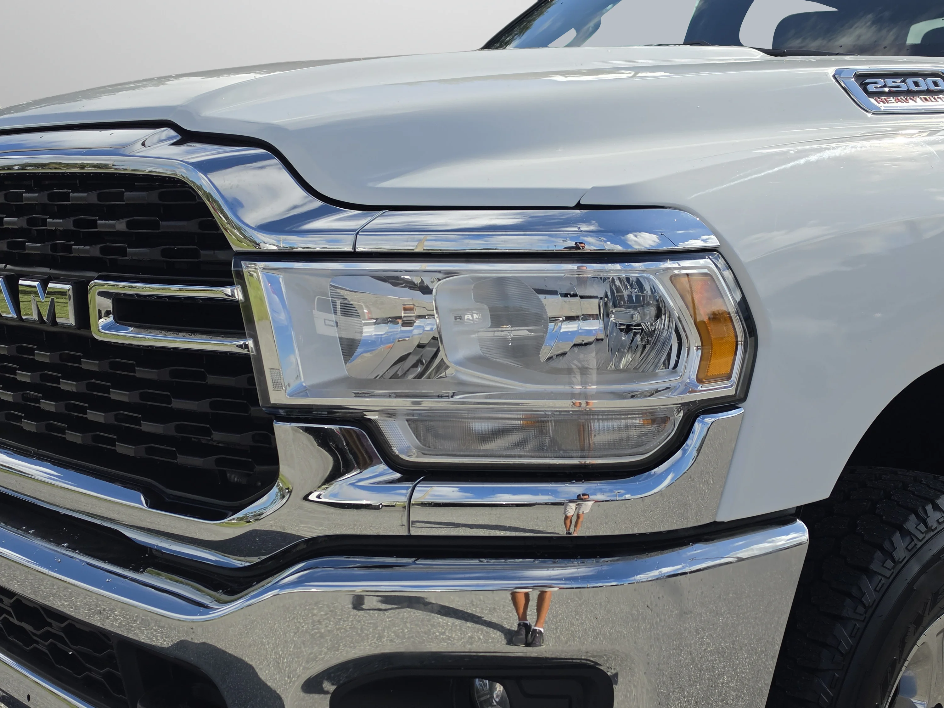 Used 2024 Bright White Clearcoat Ram Big Horn image 13