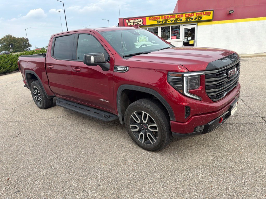 Certified 2025 GMC Sierra 1500 AT4 with VIN 3GTUUEE81SG304468 for sale in Kansas City