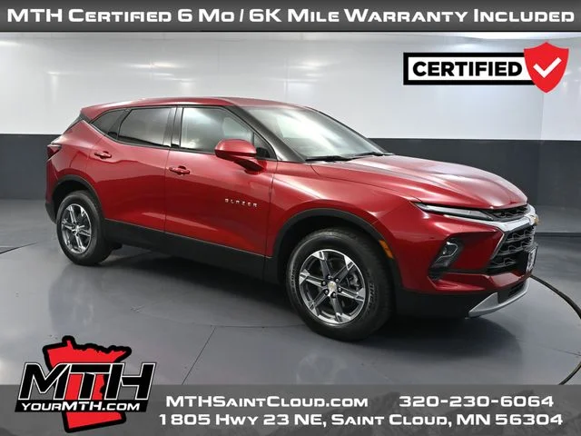 Certified Used 2025 Red Chevrolet LT image 1