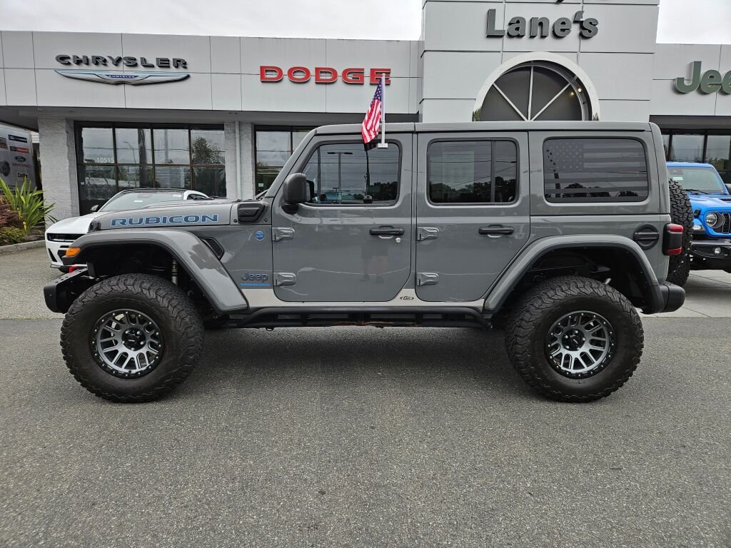 Used 2023 Gray Jeep Rubicon 4xe image 2
