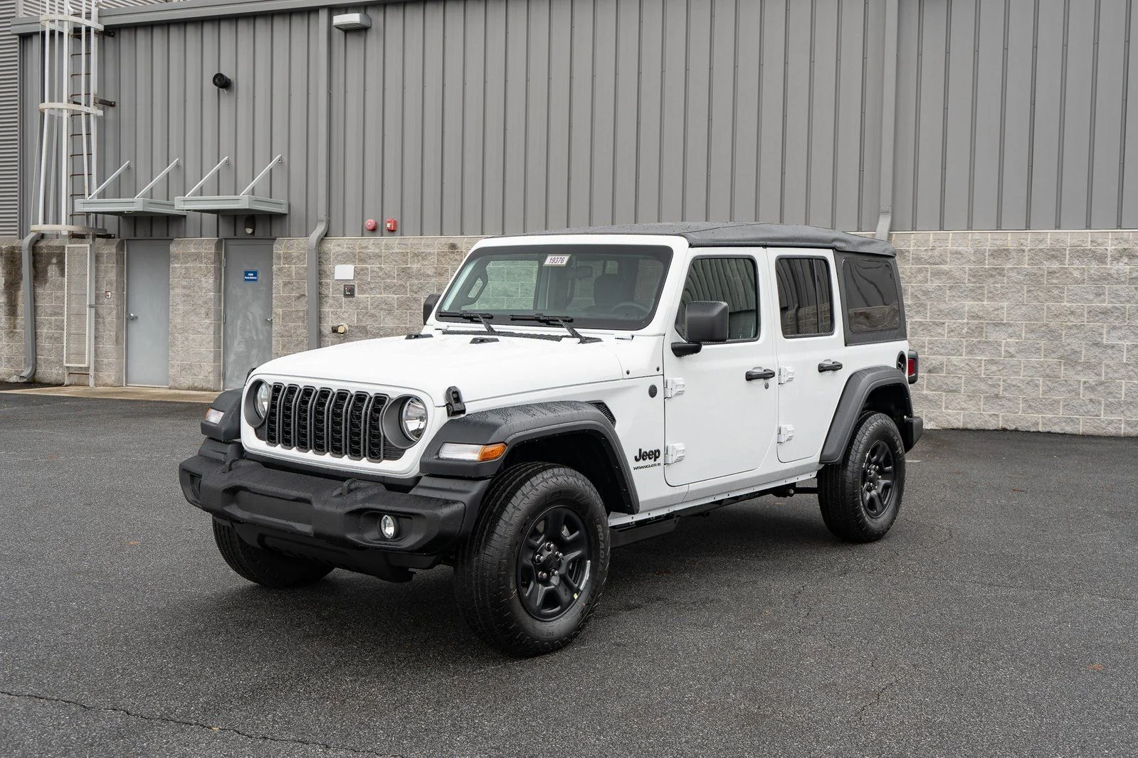 New 2026 Bright White Clearcoat Jeep Sport image 3