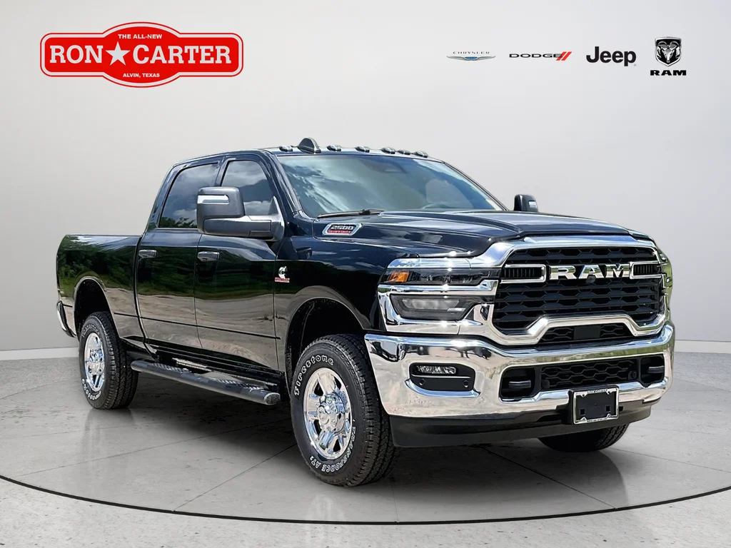 New 2026 Diamond Black Crystal Pearlcoat RAM Tradesman image 1