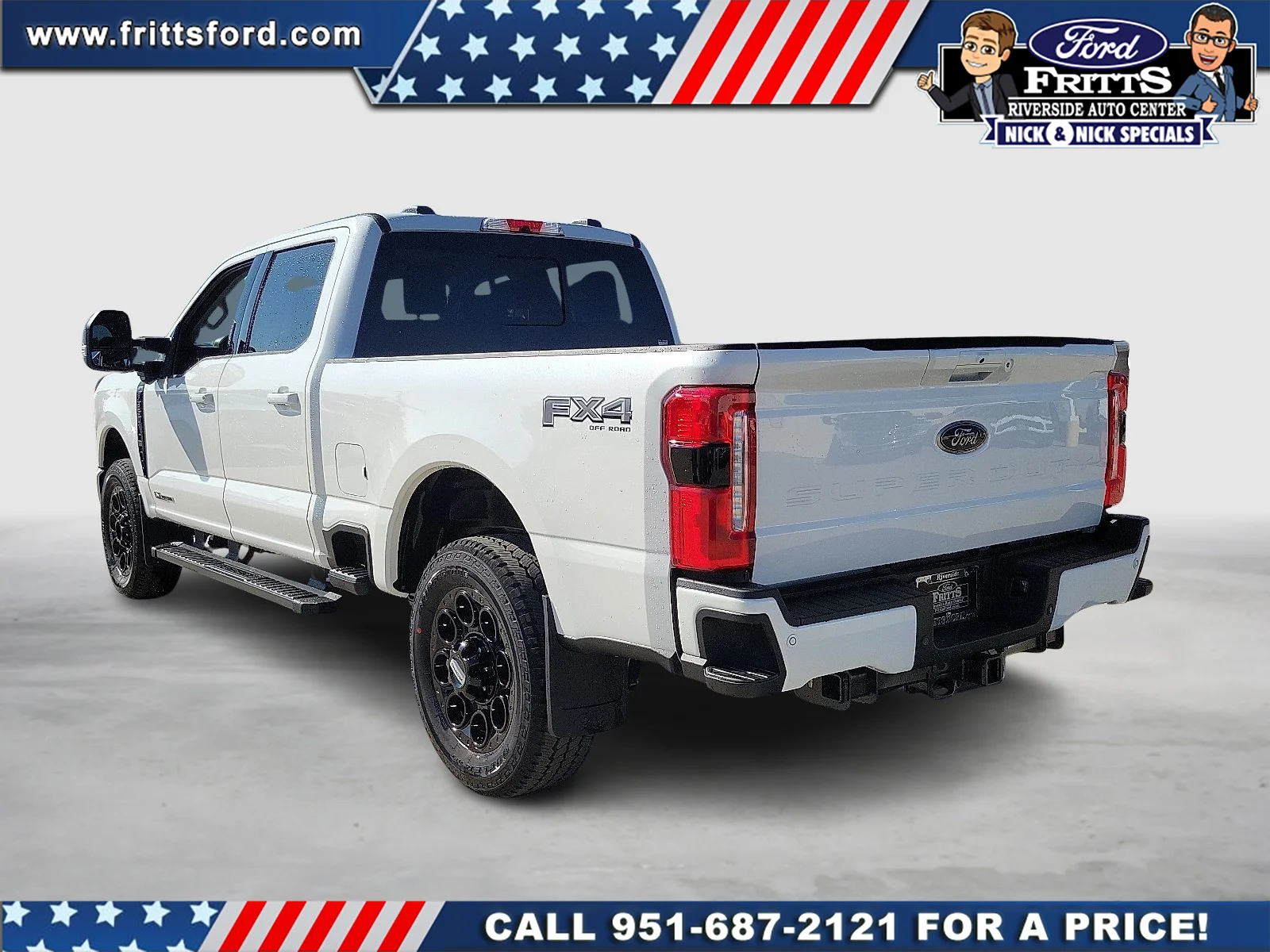 New 2026 Star White Metallic Tri-Coat Ford F-350® Lariat® image 2