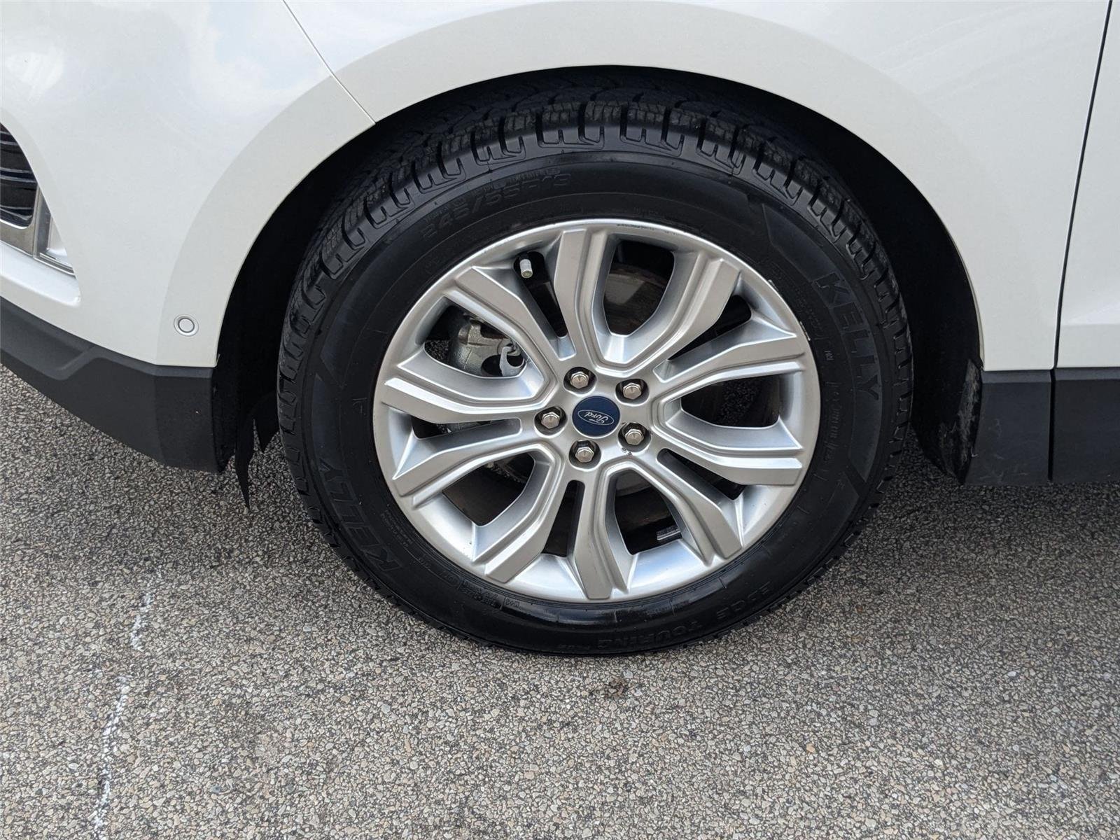Used 2020 Star White Metallic Tri-Coat Ford Titanium image 24