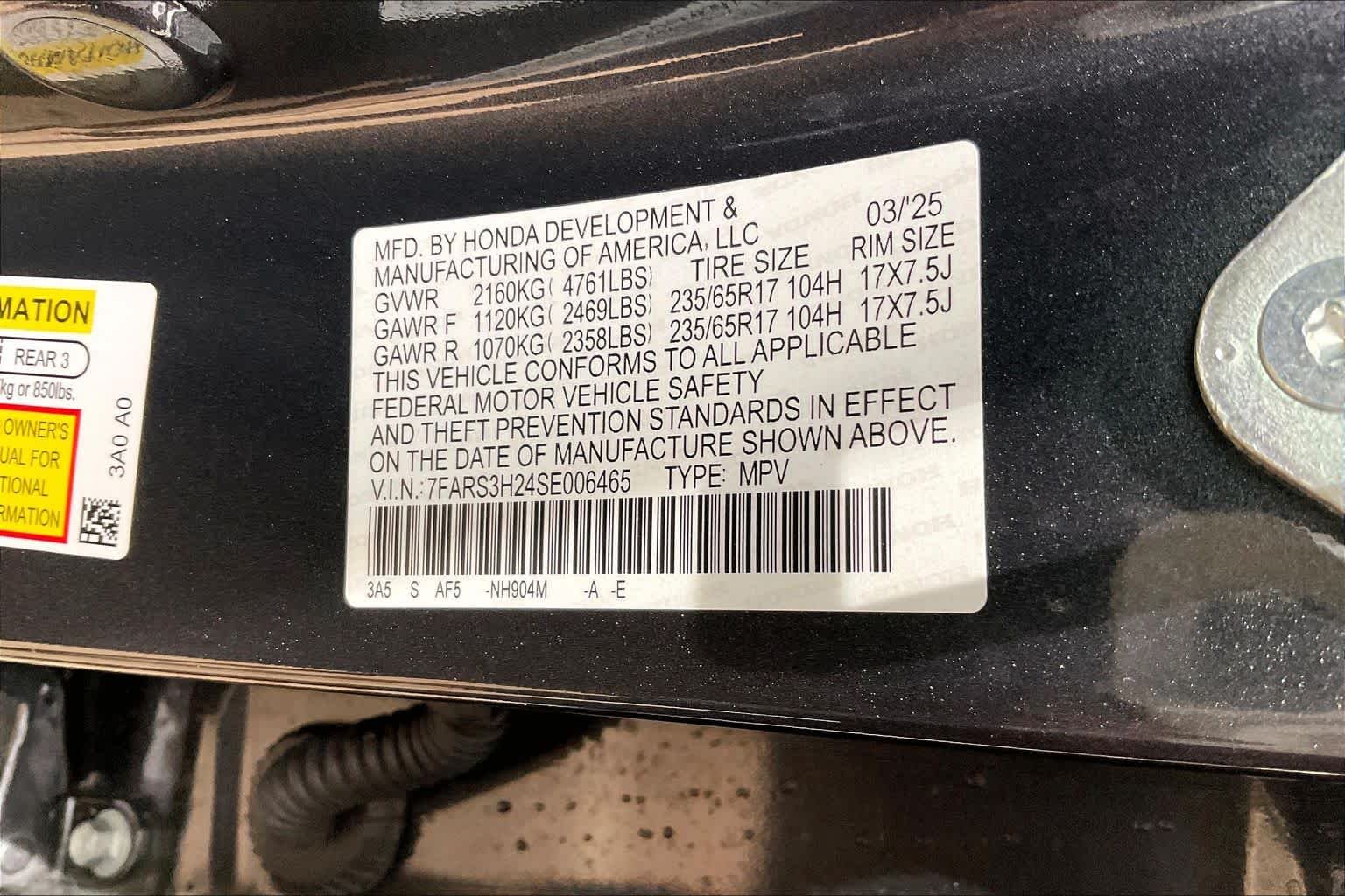 Used 2025 Meteorite Gray Metallic Honda LX image 34