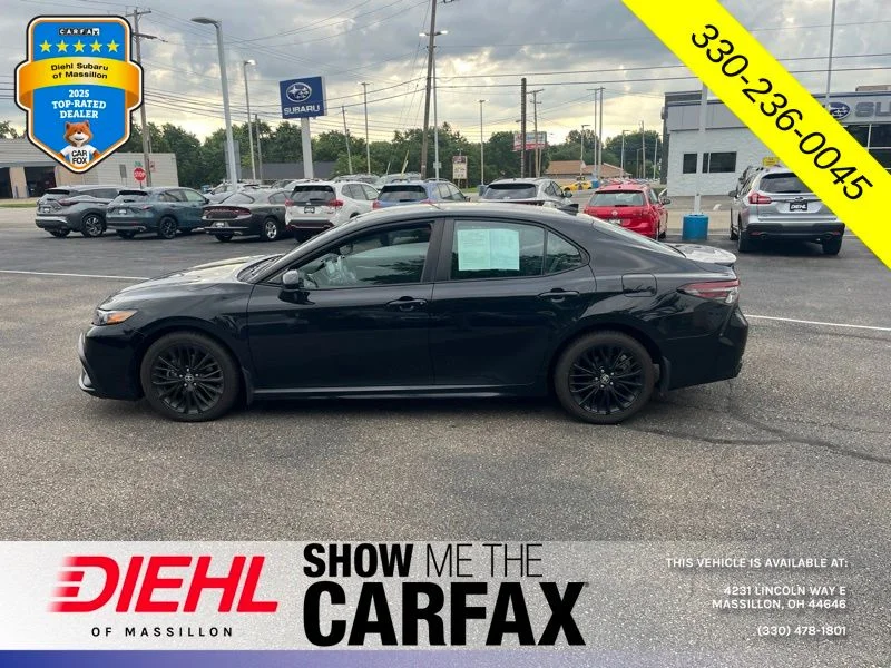 Used 2021 Black Toyota SE Nightshade image 4