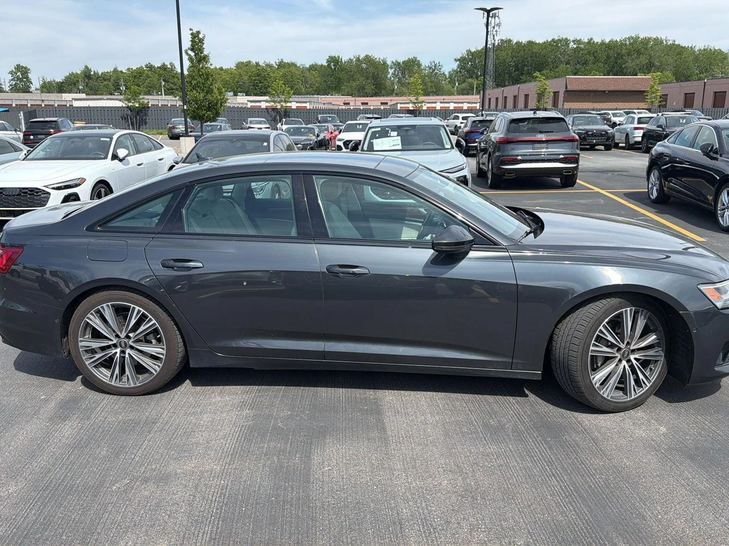 Used 2023 Manhattan Gray Metallic Audi Premium image 8