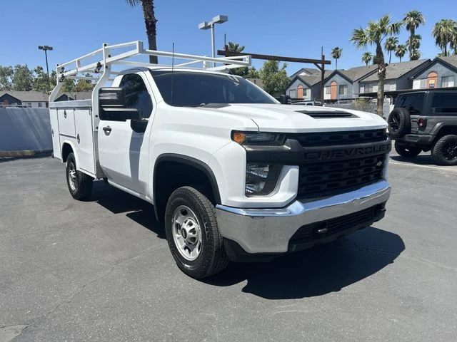 Used 2021 White Chevrolet Work Truck image 1